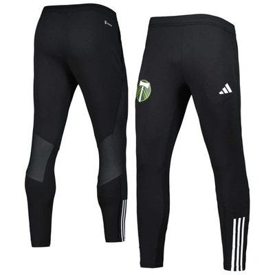 Adidas Originals Adidas Black Portland Timbers 2023 On-field Team Crest Aeroready Training Pants