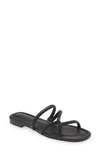 Madewell Pretty Femme Slide Sandal In True Black