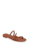 Madewell Pretty Femme Slide Sandal In English Saddle