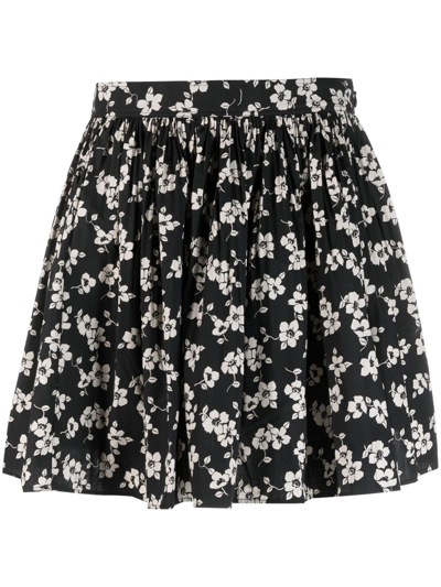 Polo Ralph Lauren Ian Floral A-line Skirt In Romantic Hibiscus