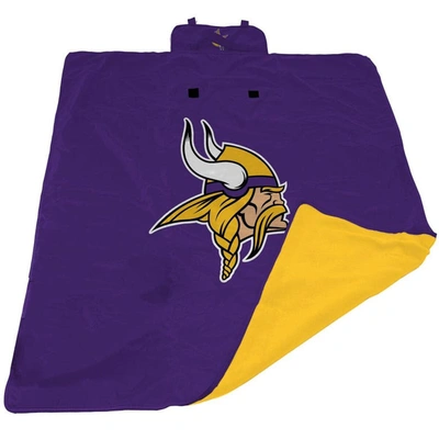 Logo Brands Purple Minnesota Vikings 60'' X 80'' All-weather Xl Outdoor Blanket