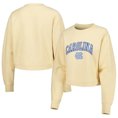 League Collegiate Wear Cream North Carolina Tar Heels Classic Campus Corded Timber Sweatshirt
