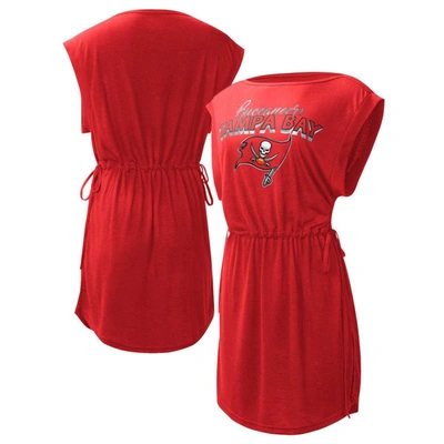 G-iii 4her By Carl Banks Red Tampa Bay Buccaneers G.o.a.t. Swimsuit Cover-up