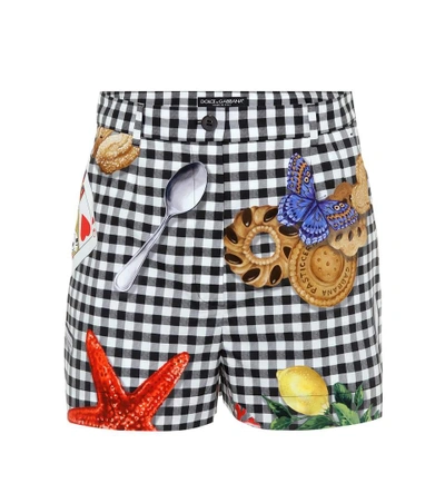 Dolce & Gabbana Shorts In Printed Cotton In Multicoloured