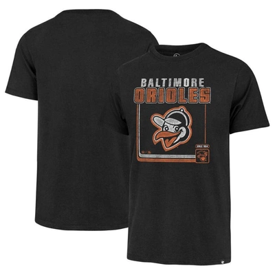 47 '  Black Baltimore Orioles Cooperstown Collection Borderline Franklin T-shirt