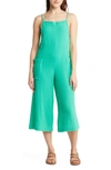 Rip Curl Premium Surf Cotton Gauze Jumpsuit In Green