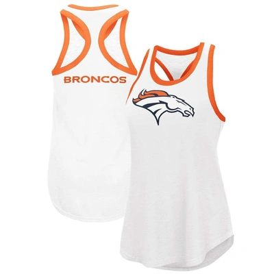 G-iii 4her By Carl Banks White Denver Broncos Tater Tank Top