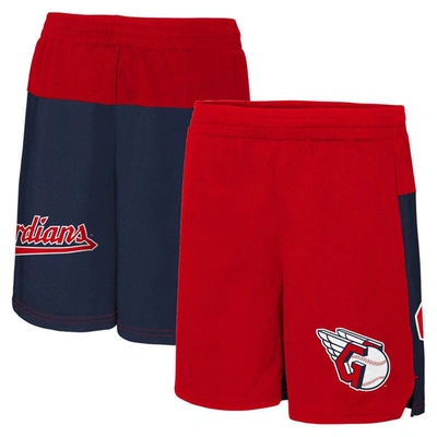 Outerstuff Kids' Youth Red Cleveland Guardians 7th Inning Stretch Shorts