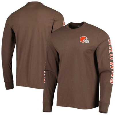 47 Cleveland Browns ' Brown Franklin Long Sleeve T-shirt