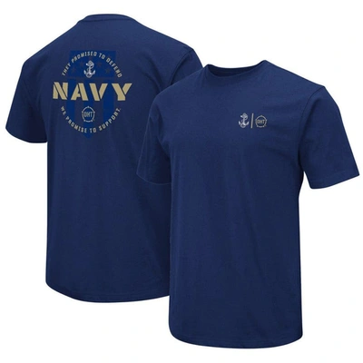 Colosseum Navy Navy Midshipmen Oht Military Appreciation T-shirt