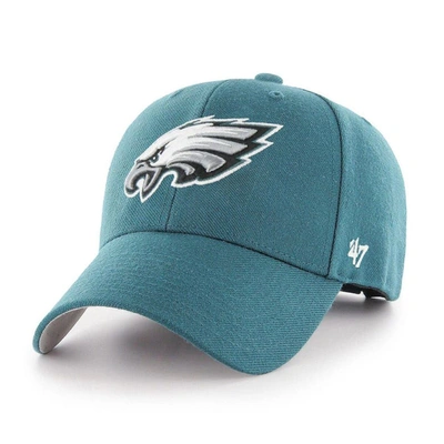 47 ' Midnight Green Philadelphia Eagles Mvp Adjustable Hat