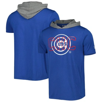 New Era Royal Chicago Cubs Team Hoodie T-shirt