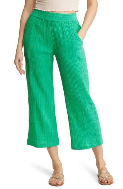 Rip Curl Premium Surf Cotton Beach Pants In Green