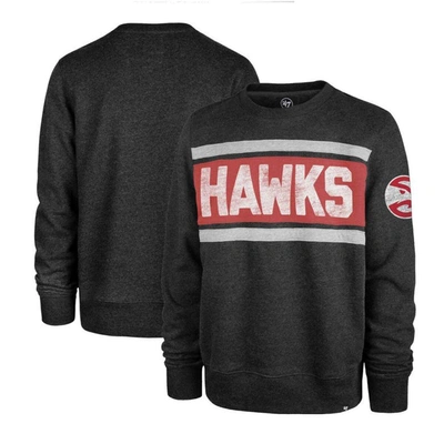 47 ' Heather Black Atlanta Hawks Tribeca Emerson Pullover Sweatshirt