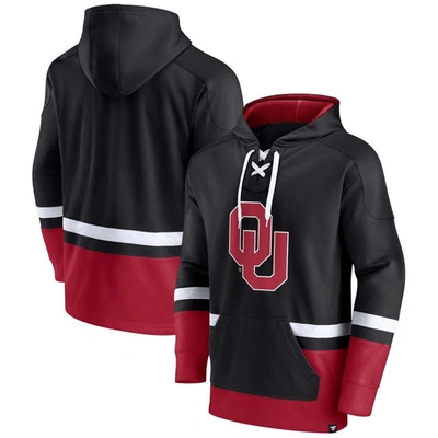 Fanatics Branded Black Oklahoma Sooners First Battle Pullover Hoodie