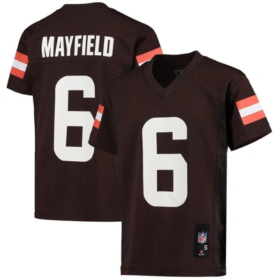 Outerstuff Kids' Youth Baker Mayfield Brown Cleveland Browns Replica Player Jersey
