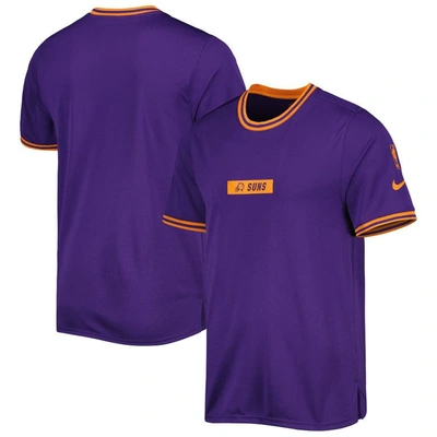 Nike Purple Phoenix Suns Courtside Dna Performance T-shirt