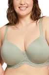 Montelle Intimates Pure Plus Underwire T-shirt Bra In Sage