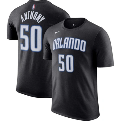 Nike Men's  Cole Anthony Black Orlando Magic Icon 2022/23 Name And Number Performance T-shirt