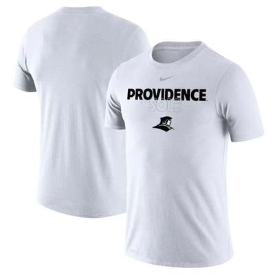 Nike White Providence Friars On Court Bench T-shirt