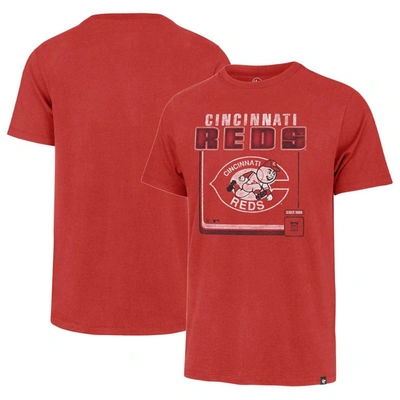47 '  Red Cincinnati Reds Cooperstown Collection Borderline Franklin T-shirt