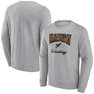 Fanatics Branded Heather Gray Washington Capitals Special Edition 2.0 Pullover Sweatshirt