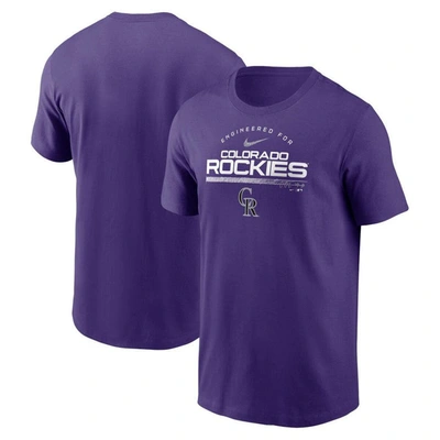 Nike Purple Colorado Rockies Team Engineered Performance T-shirt