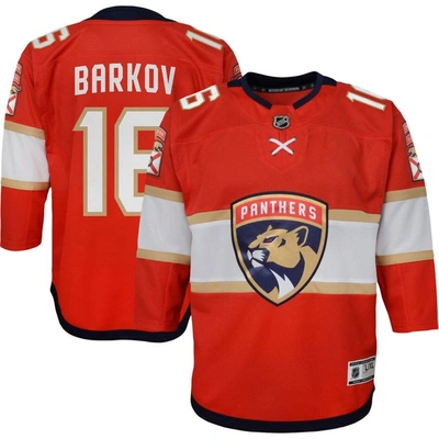 Outerstuff Kids' Youth Aleksander Barkov Red Florida Panthers Home Captain Replica Player Jersey