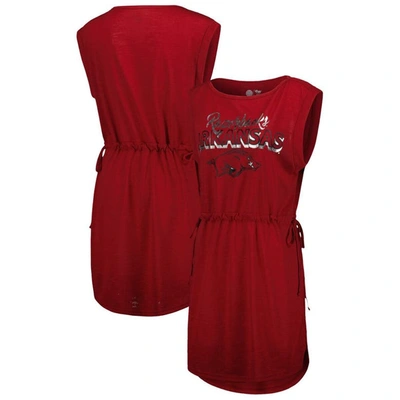 G-iii 4her By Carl Banks Cardinal Arkansas Razorbacks Goat Swimsuit Cover-up Dress
