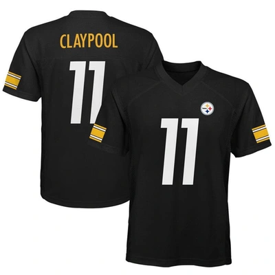 Outerstuff Kids' Youth Chase Claypool Black Pittsburgh Steelers Replica Player Jersey