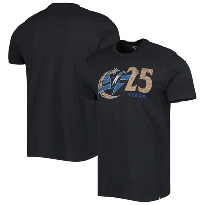 47 ' Black Washington Wizards 25th Anniversary T-shirt