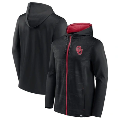 Fanatics Branded Black Oklahoma Sooners Ball Carrier Full-zip Hoodie