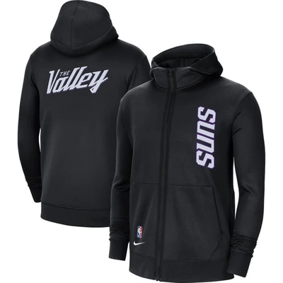 Nike Men's  Black Phoenix Suns 2020/21 City Edition Showtime Performance Full-zip Hoodie