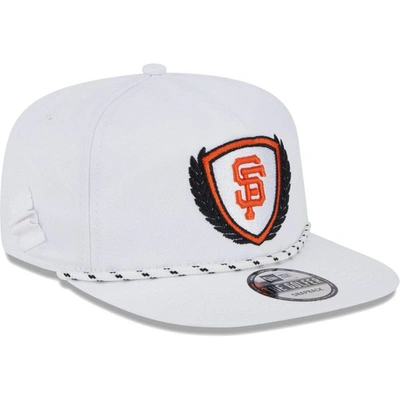 New Era White San Francisco Giants Golfer Tee 9fifty Snapback Hat