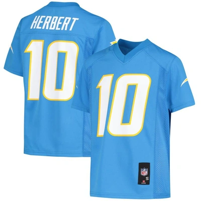 Outerstuff Kids' Youth Justin Herbert Powder Blue Los Angeles Chargers Replica Player Jersey