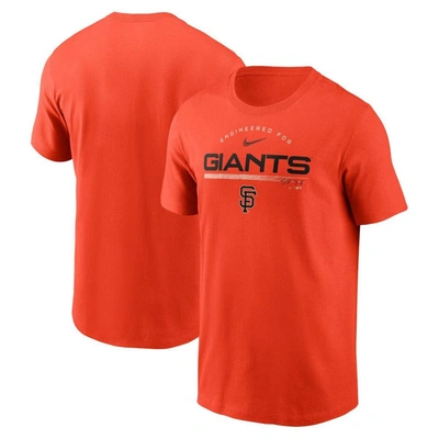 Nike Orange San Francisco Giants Team Engineered Performance T-shirt