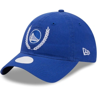 New Era Royal Golden State Warriors Leaves 9twenty Adjustable Hat