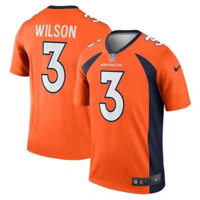 Nike Russell Wilson Orange Denver Broncos Legend Jersey