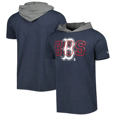 New Era Navy Boston Red Sox Team Hoodie T-shirt