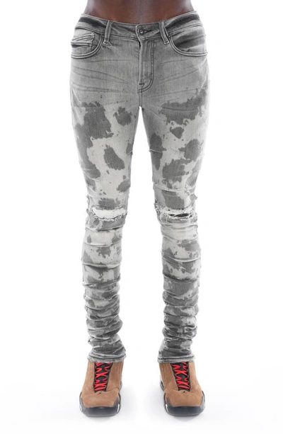 Cult Of Individuality Punk Nomad Distressed Super Skinny Jeans In Silas