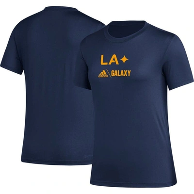 Adidas Originals Adidas Navy La Galaxy Aeroready Club Icon T-shirt