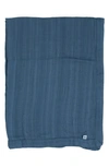 Little Unicorn Kids' Deluxe Muslin Baby Receiving Quilt In Blue Dusk