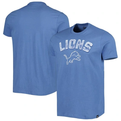 47 ' Blue Detroit Lions All Arch Franklin T-shirt