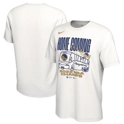 Nike White Golden State Warriors 2022 Nba Finals Champions Celebration Parade T-shirt