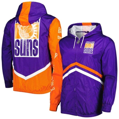 Mitchell & Ness Men's  Purple Phoenix Suns Undeniable Full-zip Windbreaker Jacket