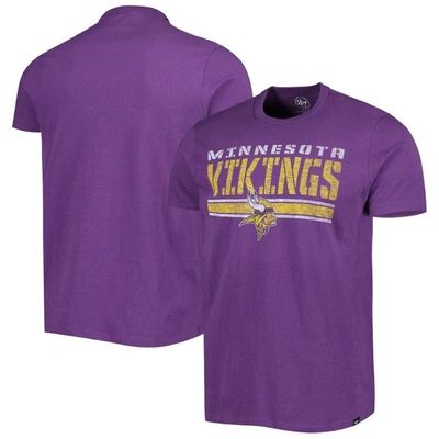 47 ' Purple Minnesota Vikings Team Stripe T-shirt