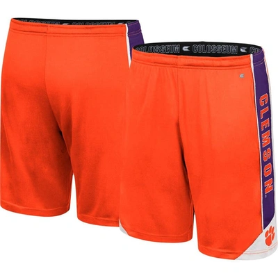 Colosseum Orange Clemson Tigers Haller Shorts
