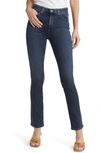 Ag Mari High Waist Ankle Slim Straight Leg Jeans In Nightshade