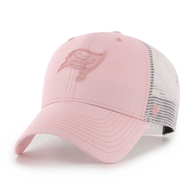 47 ' Pink/white Tampa Bay Buccaneers Haze Clean Up Trucker Snapback Hat