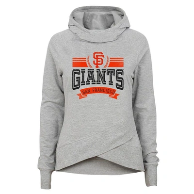 Outerstuff Kids' Youth Heather Gray San Francisco Giants Spectacular Funnel Hoodie